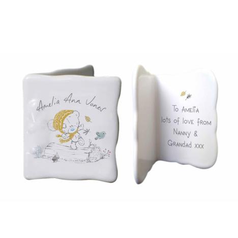 Personalised Tiny Tatty Teddy Autumn Leaves Message Card £12.99
